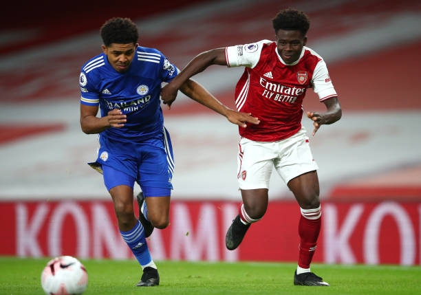 Các cầu thủ Arsenal không tạo ra nguy hiểm đáng kể cho Leicester- Ảnh Internet