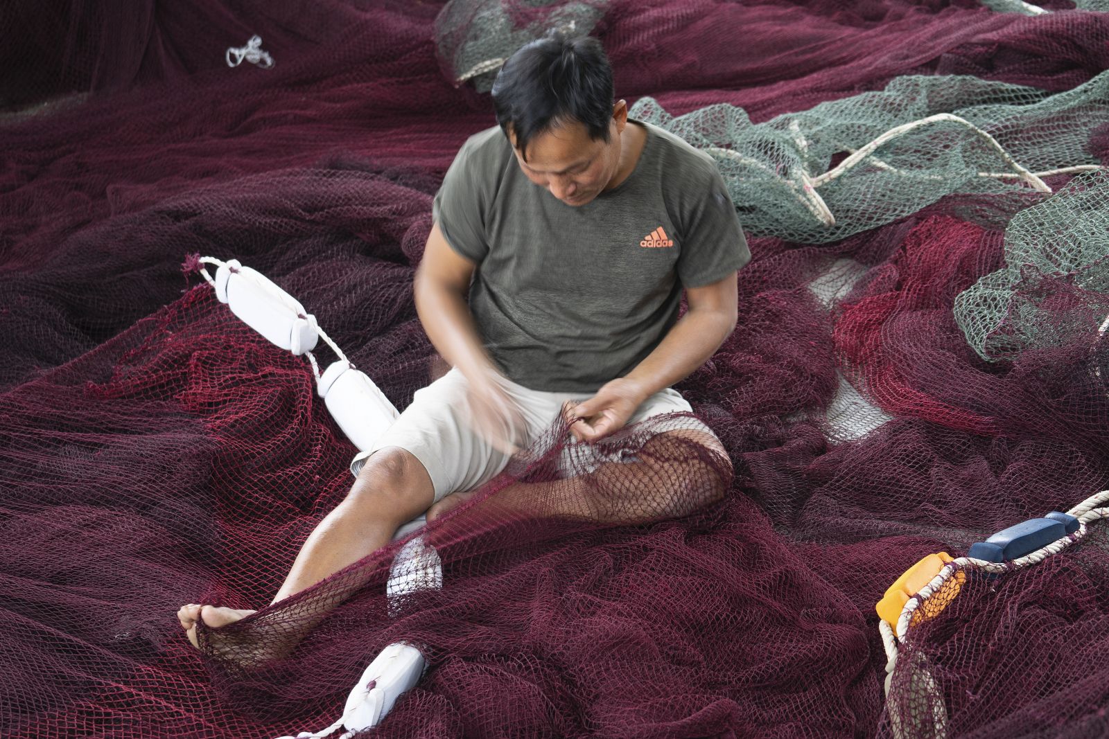 The job of the days not going out to sea