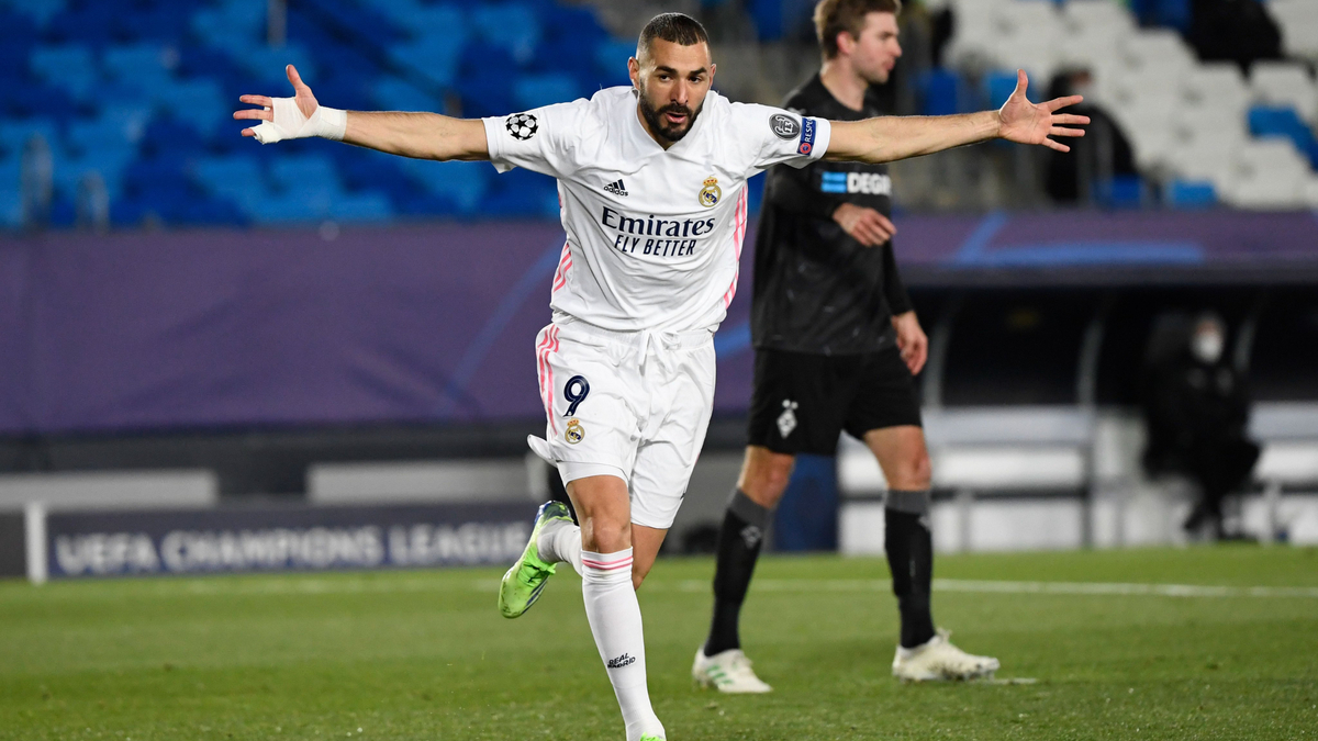 Benzema mở tỉ số cho Real từ khá sớm
