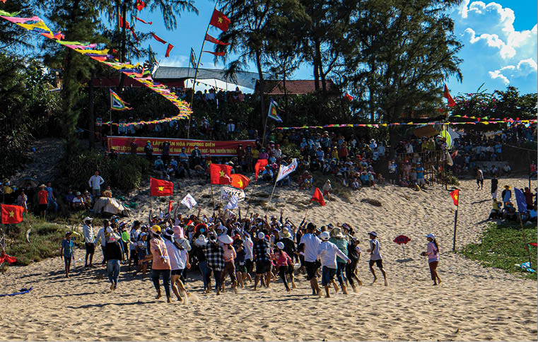 Enjoying the victory