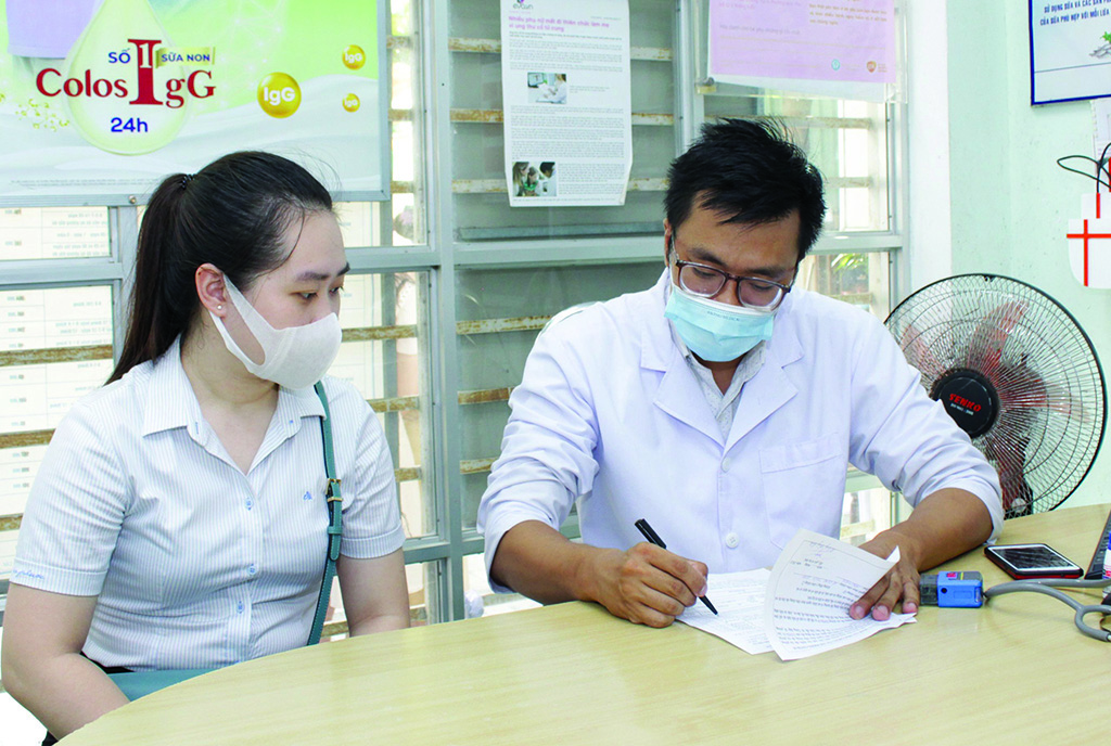 Screening and counseling before injection