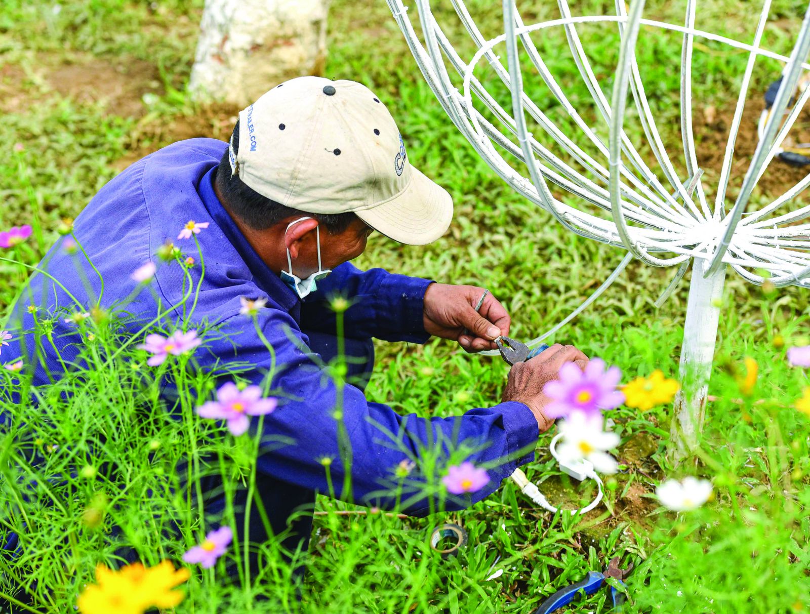So that the streets always have fresh flowers on Tet holidays