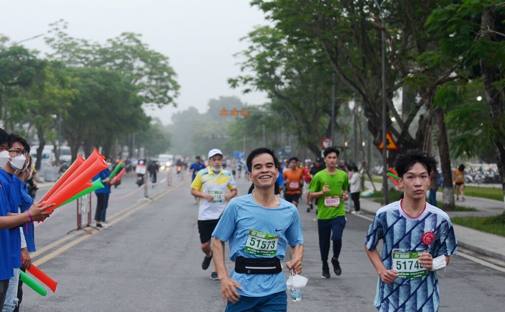 The joy of reaching the finish line