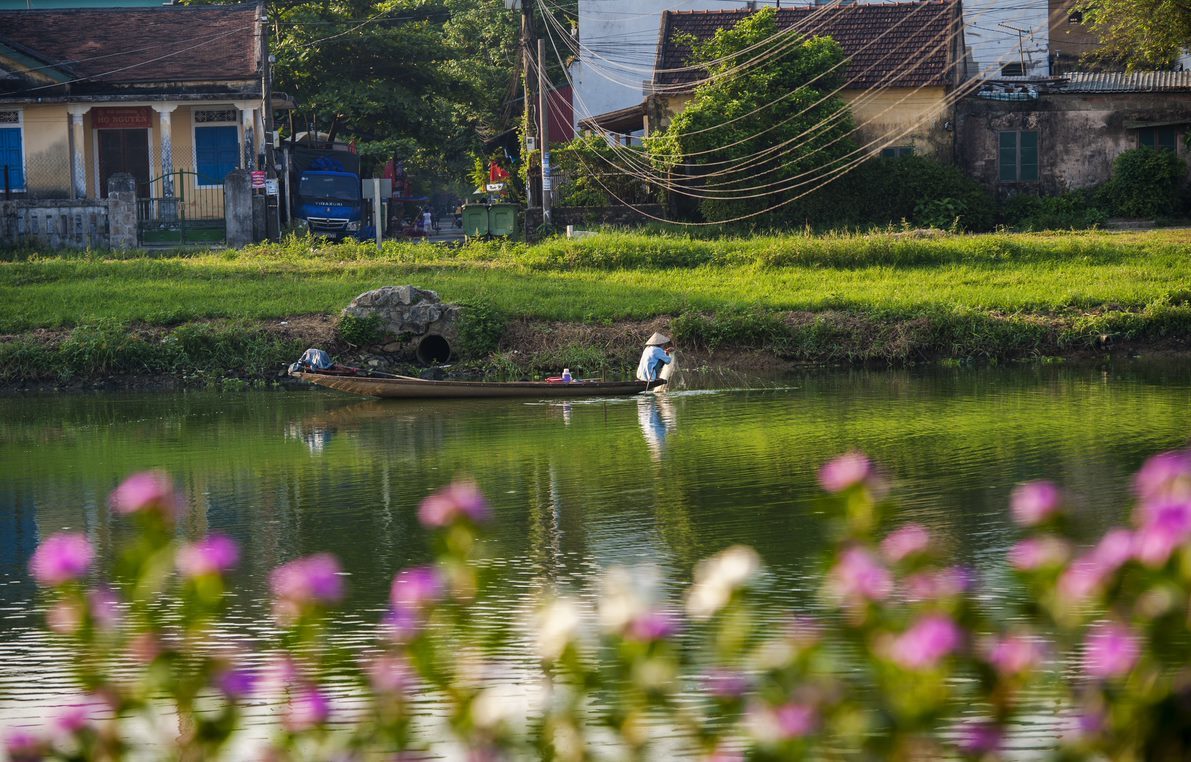 Autumn on Ngu Ha River