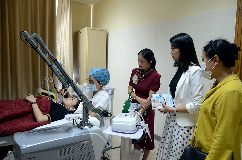 The delegation is also interested in Western medicine beauty methods