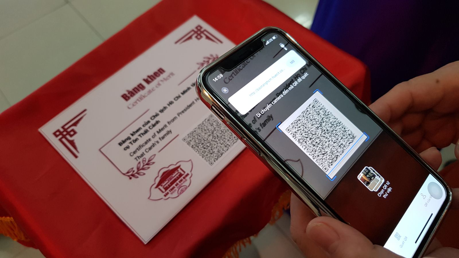 The system of automatic voice-over is built based on the technology of QR code scanning