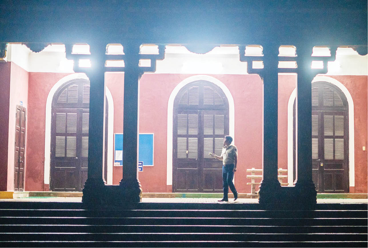 Night patrol at Tam Toa (Co Mat Institute)
