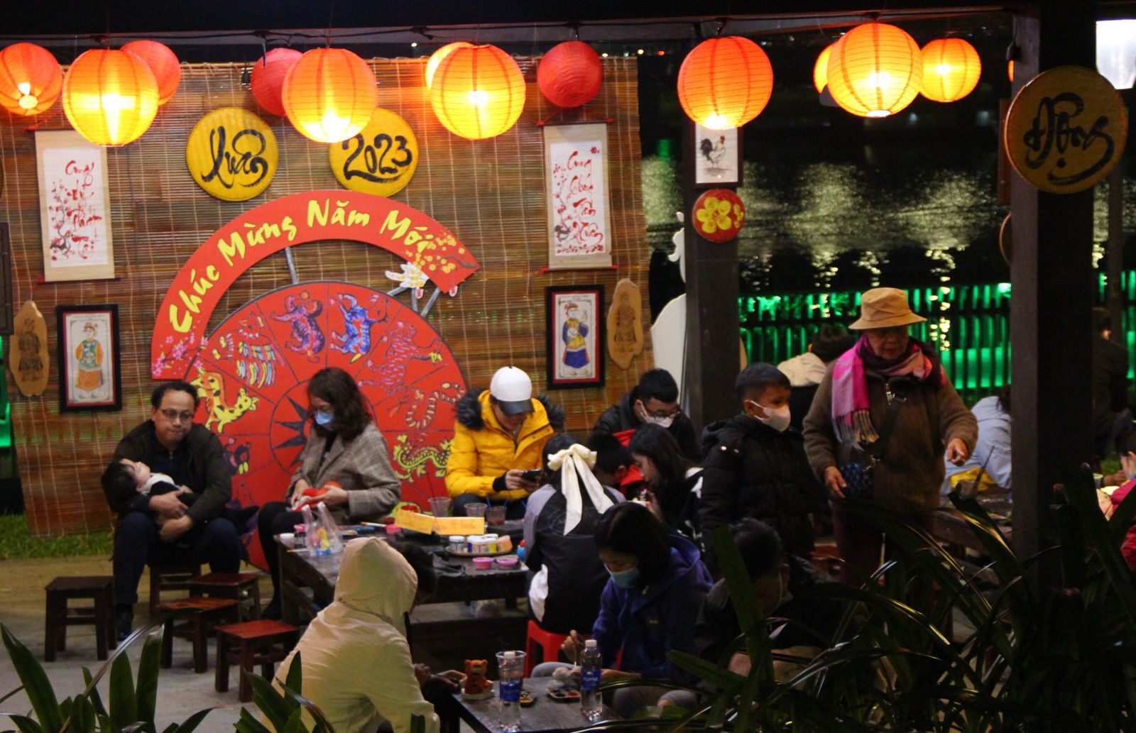 Many spring spaces are visited by locals and tourists on New Year's Eve