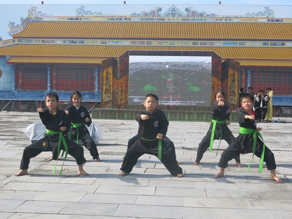 The performance of traditional martial art