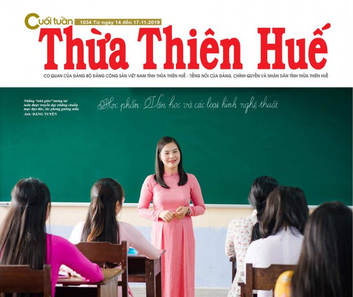 Thừa Thiên Huế Cuối tuần số 1034 với chuyên đề về Ngày Hiến chương Nhà giáo Việt Nam 20/11
