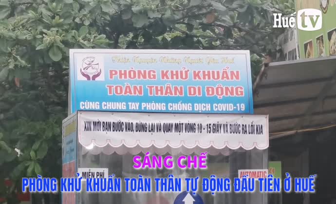 Sáng chế phòng khử khuẩn tự động đầu tiên ở Huế