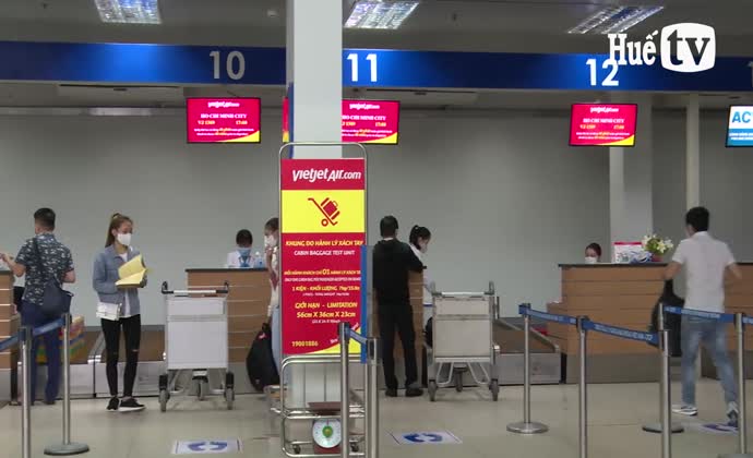 Cảng Hàng không Quốc tế Phú Bài hoạt động trở lại