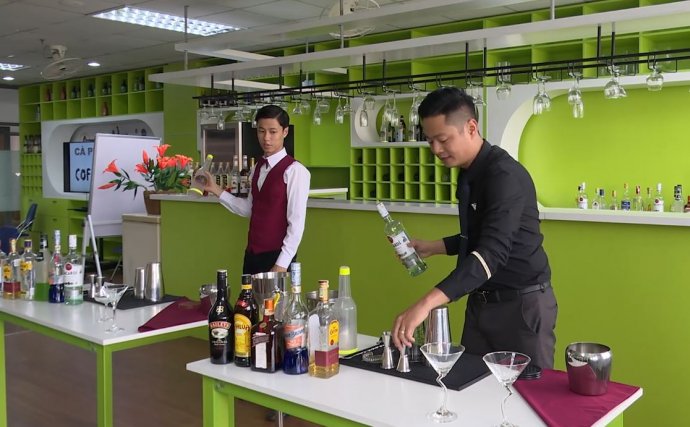 Young people love bartender profession