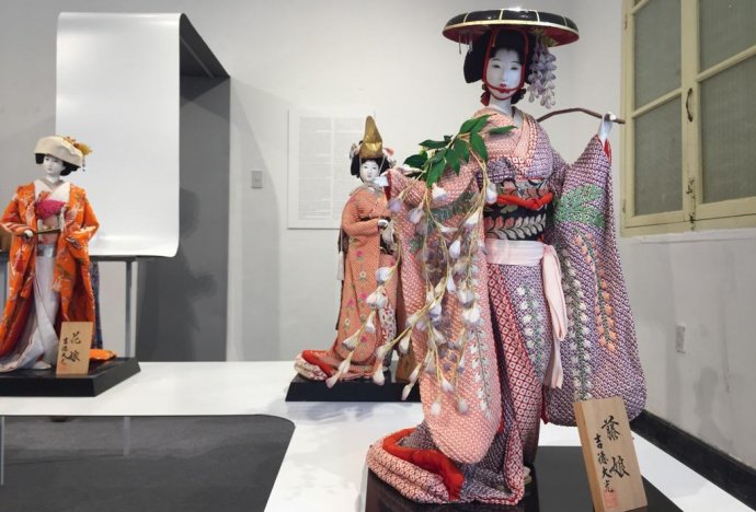 Unique traditional Japanese dolls