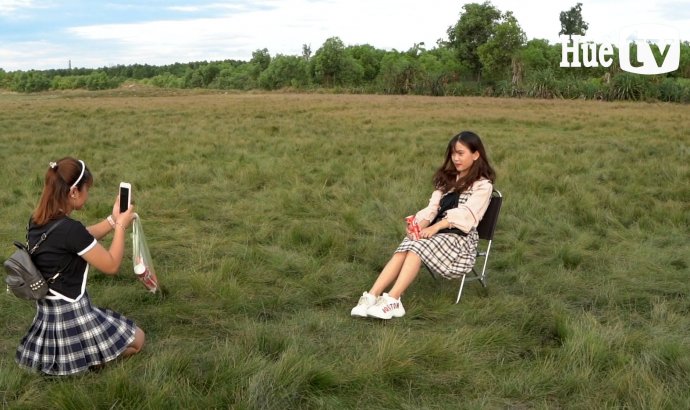 Hồ Bàu Co ngày hè