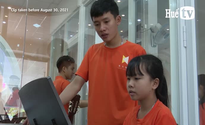 Rural children attending talent classes