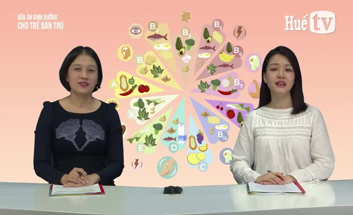 Bữa ăn dinh dưỡng cho trẻ bán trú