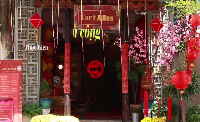 Rực rỡ hoa thủ công khổng lồ