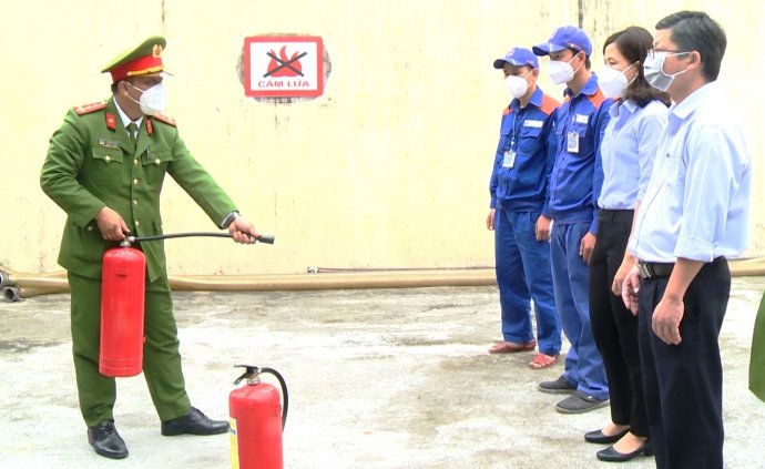 Mô hình kiểu mẫu phòng cháy chữa cháy tại cửa hàng kinh doanh xăng dầu
