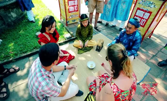 Waiting for art festival at Hue Festival 2022