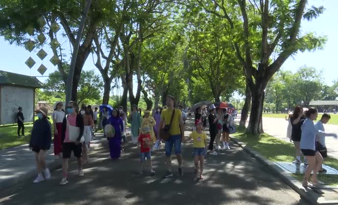 Hue attracting tourists in summer