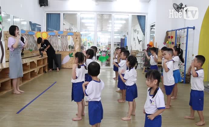 Phát triển môn thể thao trong trường mầm non