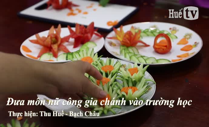 Đưa môn nữ công gia chánh vào trường học