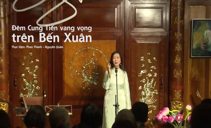 Đêm Cung Tiến vang vọng trên Bến Xuân