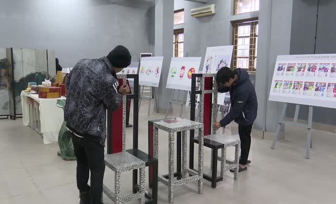 Sinh viên “thổi hồn” vào sản phẩm thiết kế nội thất