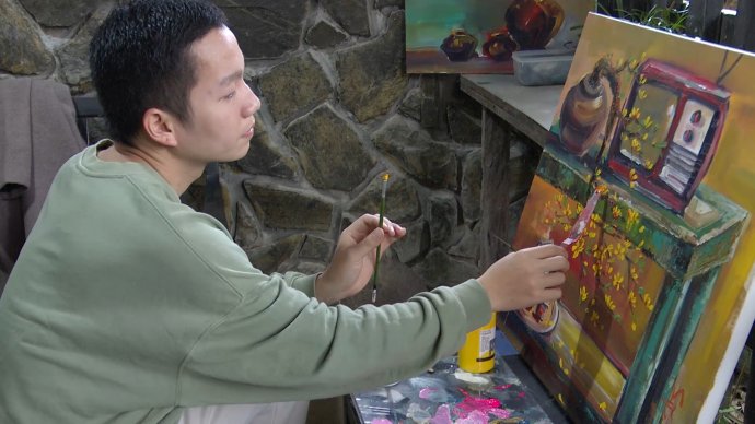 Tranh vẽ mùa xuân