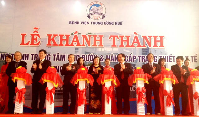 Trung tâm Ung bướu – BV Trung ương Huế chính thức đi vào hoạt động