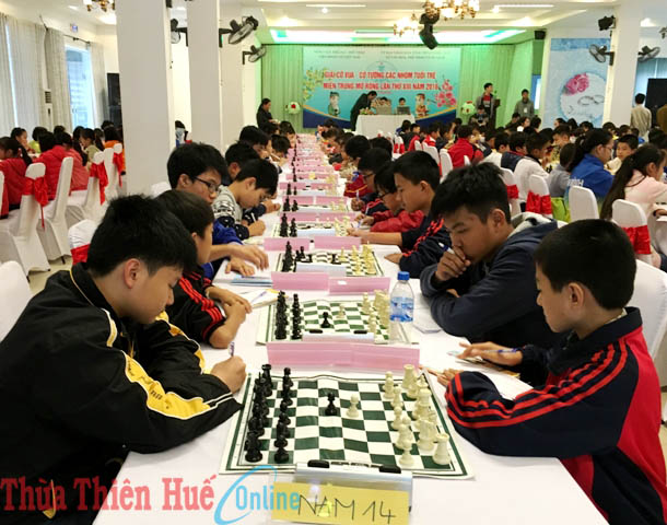 Huế phấn đấu vô địch giải cờ vua, cờ tướng trẻ miền Trung 2016