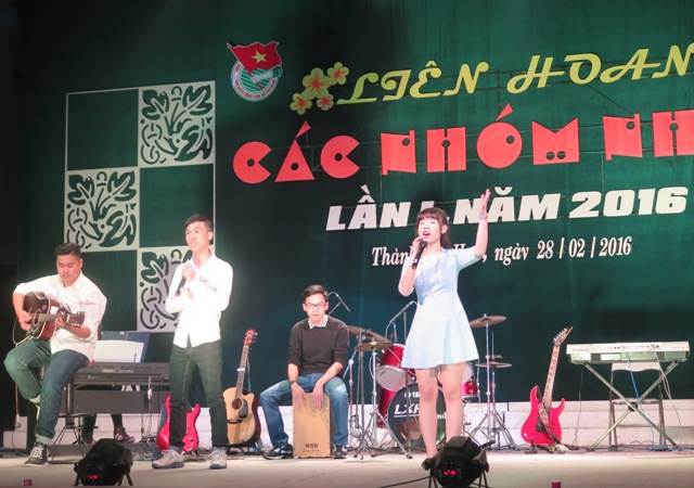 16 tiết mục văn nghệ tham gia Liên hoan các nhóm nhạc