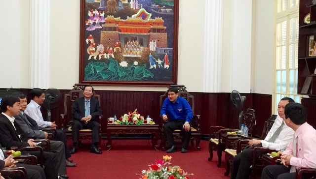 Bí thư thứ nhất Trung ương Đoàn TNCS Hồ Chí Minh thăm, làm việc tại Đại học Huế