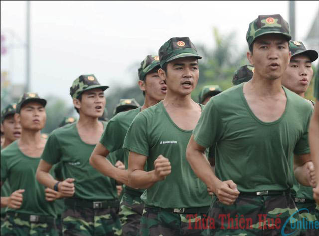 Đội tuyển Bộ CHQS tỉnh Luyện tập cao độ