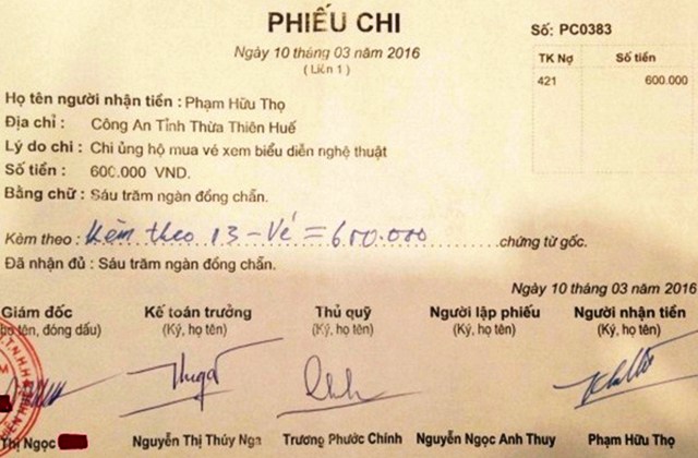 Xác minh người mạo danh cán bộ công an bán vé xem kịch