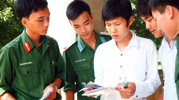 Sức khỏe loại 2 vẫn được thi vào trường quân đội
