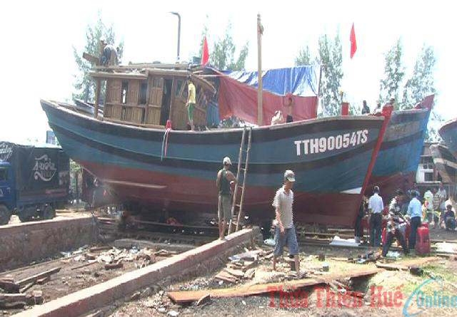 Phú Vang Hướng đến việc tạo đột phá trong khai thác thủy sản