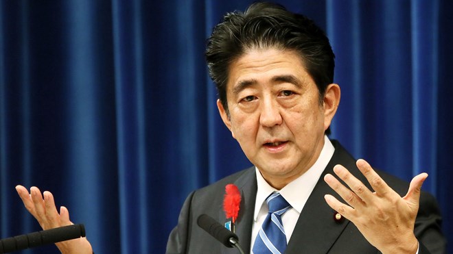 Thủ tướng Nhật Bản Shinzo Abe ca ngợi đạo luật an ninh mới