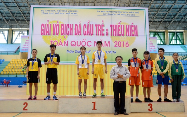 Tuyển đá cầu Huế vượt chỉ tiêu tại giải trẻ 2016