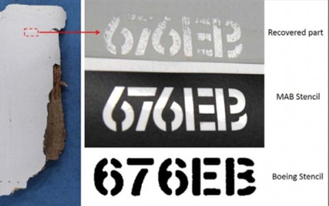 Xác nhận mảnh vỡ tìm thấy ở Mozambique là của máy bay MH370