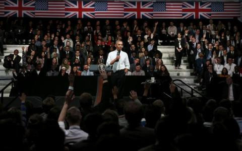 Tổng thống Mỹ Obama Giới trẻ Anh không nên tự làm mình bị thụt lùi