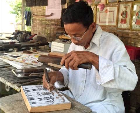 Nghề khắc mộc bản làng Sình
