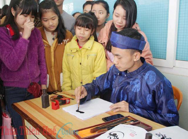Thư pháp yêu thương