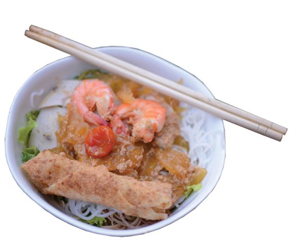 Cầu kỳ bún giấm nuốt