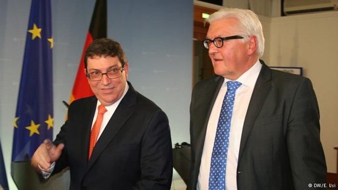 Ngoại trưởng Steinmeier Đức luôn ủng hộ con đường mở cửa của Cuba