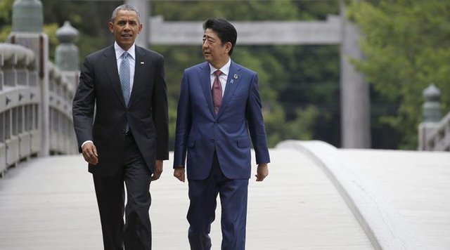 Lãnh đạo G7 thăm ngôi đền thiêng nhất ở Nhật Bản