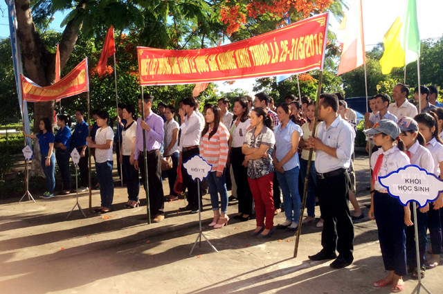 Phú Lộc Mít tinh hưởng ứng Ngày Thế giới không thuốc lá