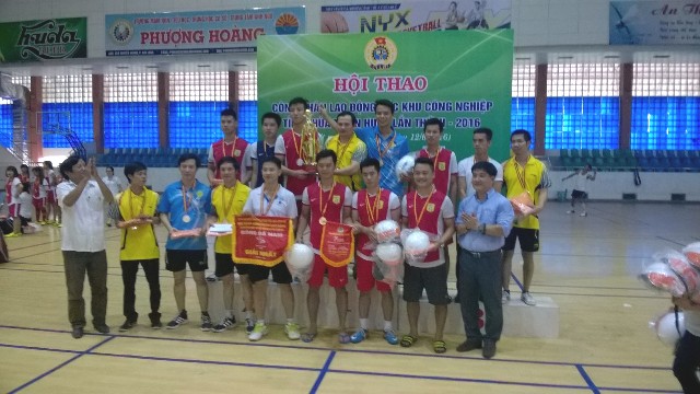 Cty Scavi Huế giành nhiều giải nhất Hội thao CNLĐ các khu công nghiệp