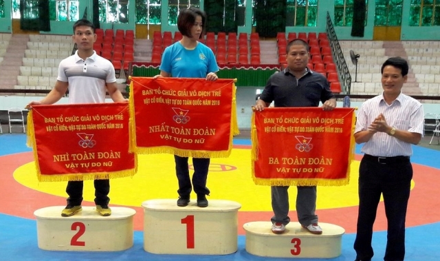 Huế giành được 6 huy chương tại Giải vô địch Vật trẻ toàn quốc năm 2016